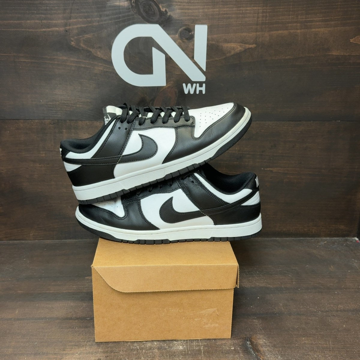 Nike Dunk Low Retro White Black Panda Size 11 (Pre-Owned) - Image 1