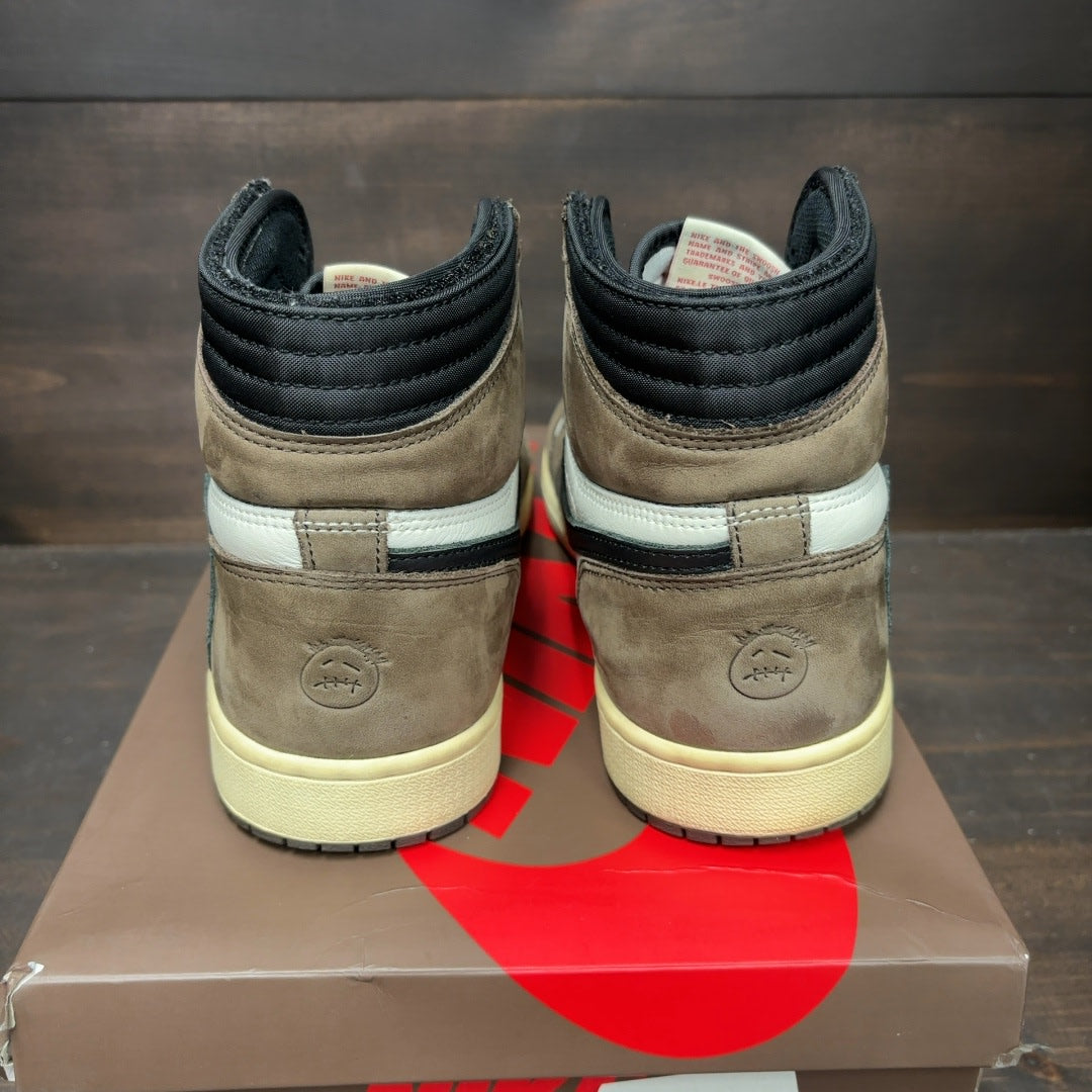 Jordan 1 Retro High OG SP Travis Scott Mocha Size 10 (Pre-Owned)
