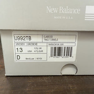 New Balance 992 MiUSA Black - Image 8