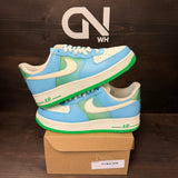 Nike Air Force 1 Low '07 Aquarius Blue Vapor Green Size 9 (Pre-Owned) - Image 1