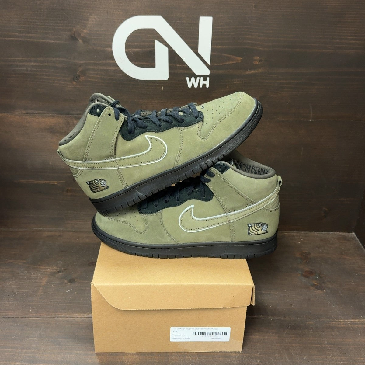 Nike Dunk High Soulgoods Olive Size 10.5 (Pre-Owned) - Image 1