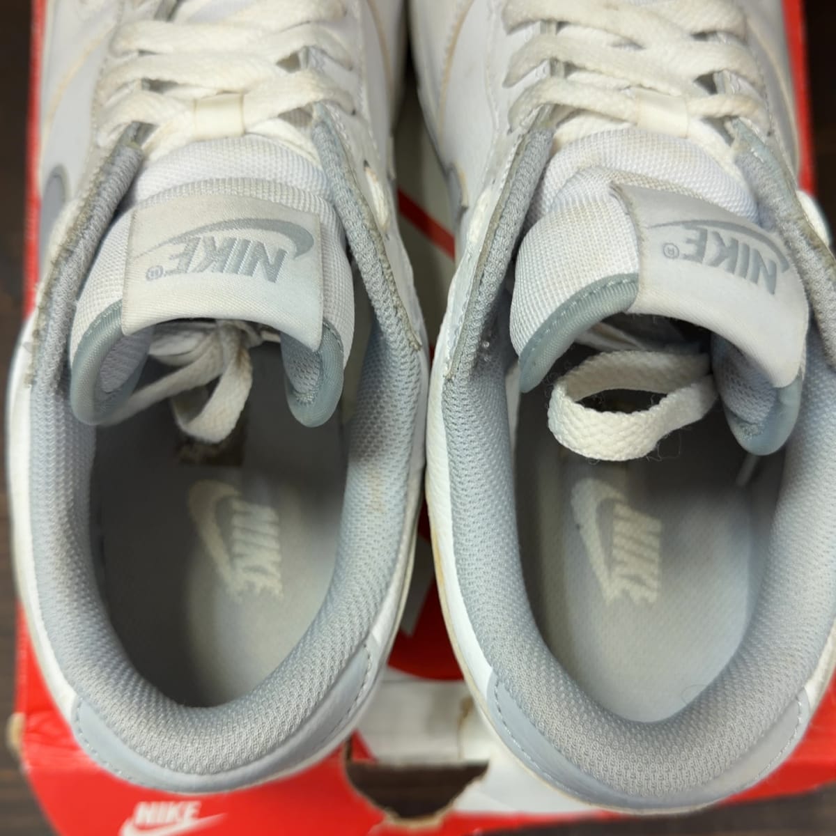 Nike Big Nike Low White Wolf Grey Size 10.5 (Pre-Owned) - aux