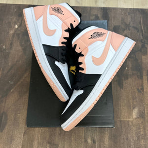 Jordan 1 Mid Arctic Orange Black Toe - Image 1