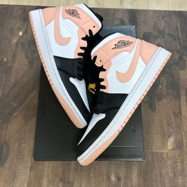 Jordan 1 Mid Arctic Orange Black Toe - Image 1