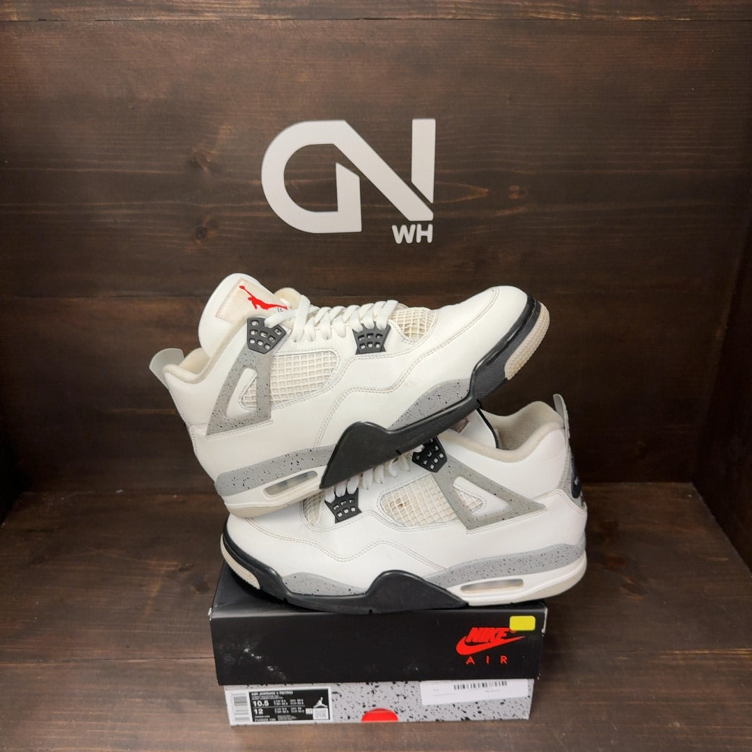 Jordan 4 Retro White Cement (2025) - Image 1