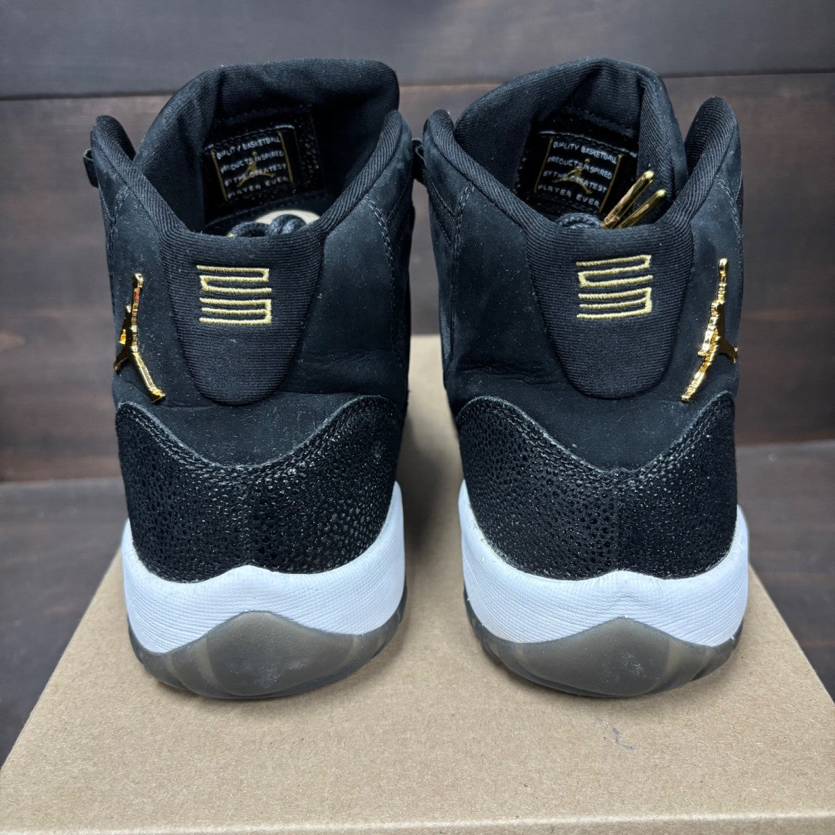 Jordan 11 Retro Heiress Black Stingray (GS) Size 9.5Y (Pre-Owned) - Image 5