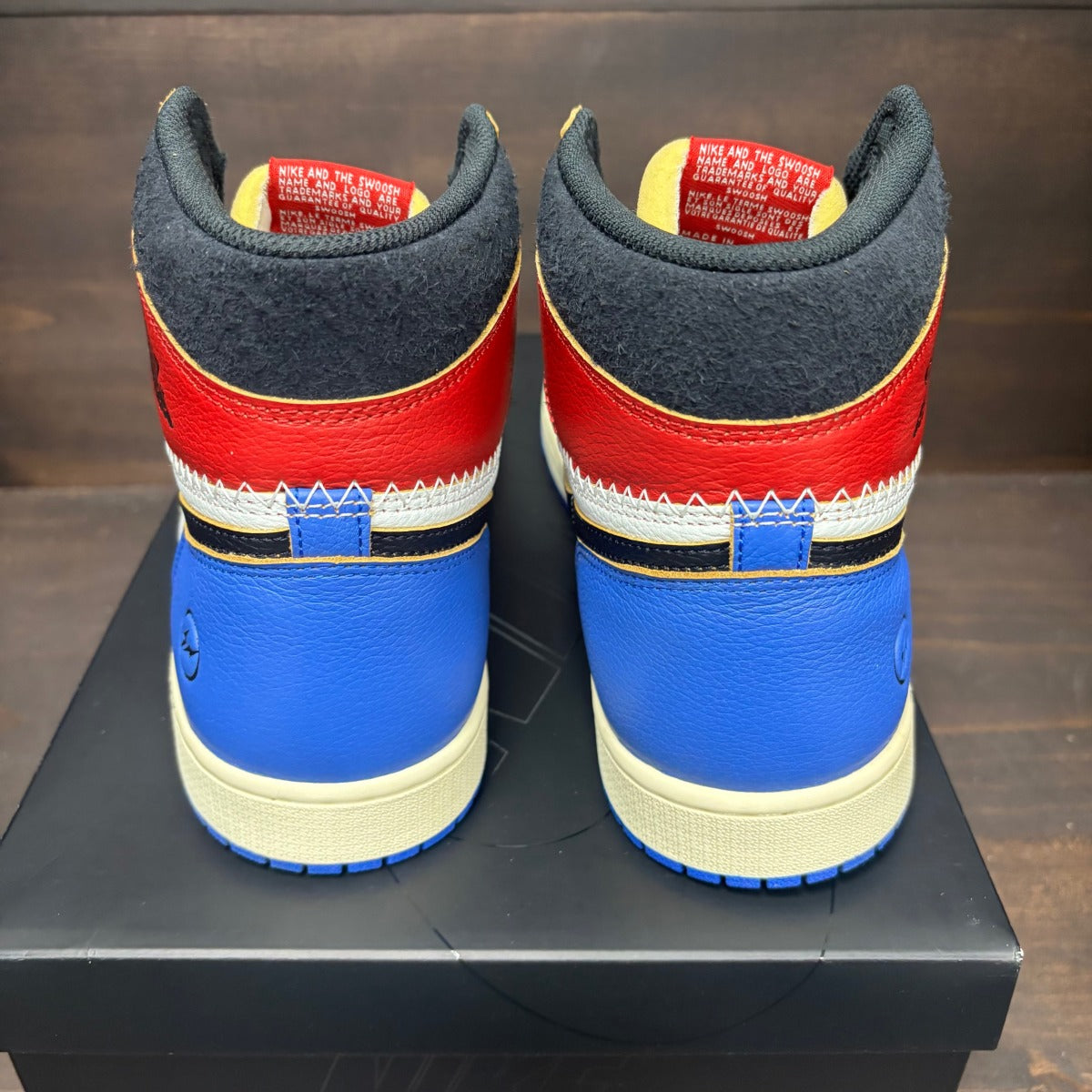 Jordan 1 Retro High OG SP Fragment x Union LA Varsity Red Sport Royal - Image 6