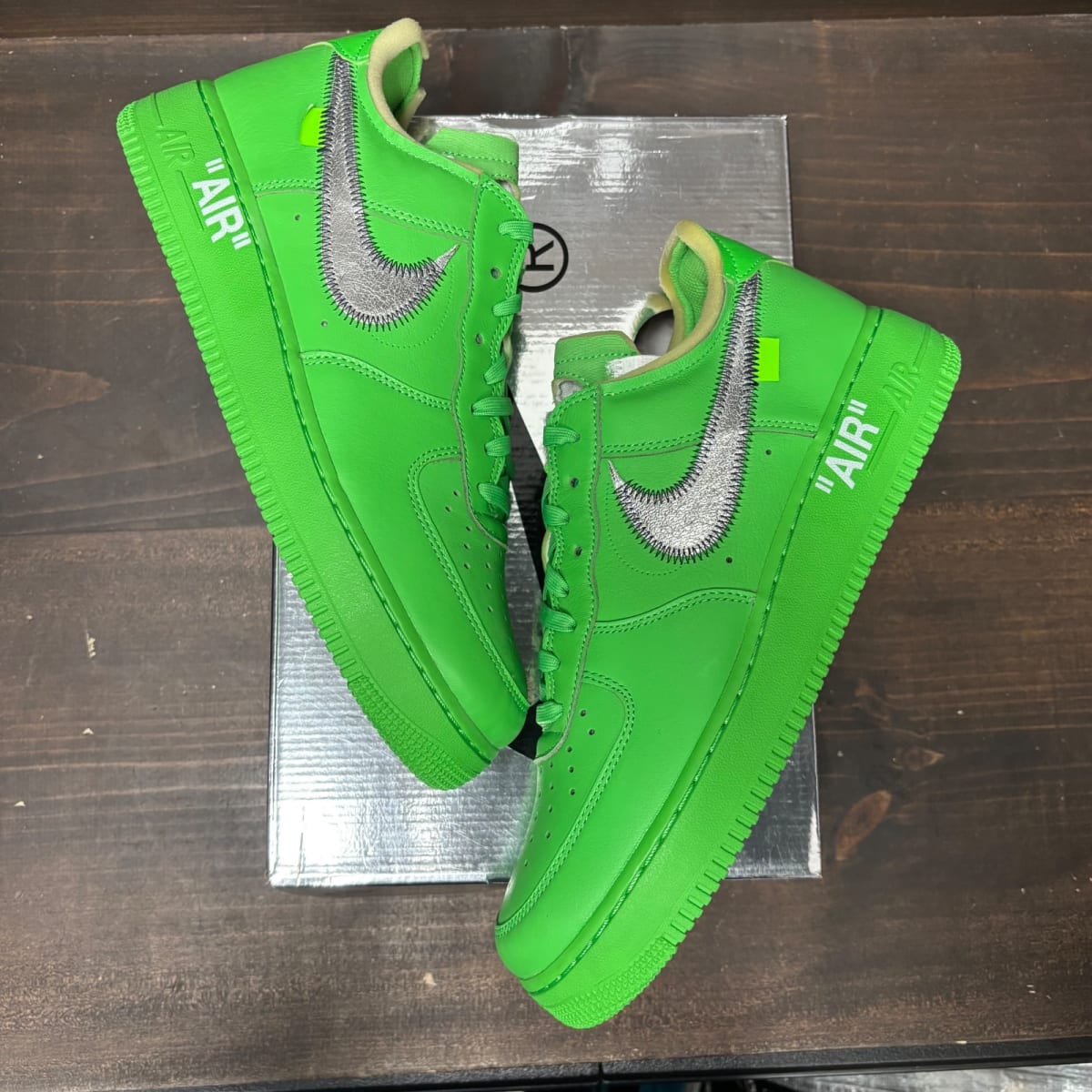 Nike Air Force 1 Low Off-White Brooklyn Size 10.5 (Pre-Owned) - back