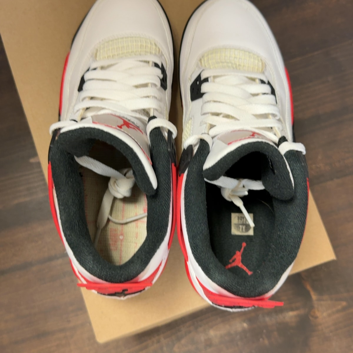 Jordan 4 Retro Red Cement (GS) Size 7Y (Pre-Owned) - Image 5