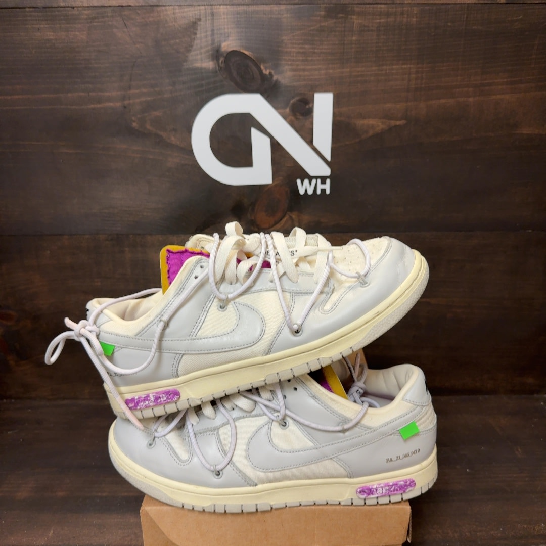 Nike Dunk Low Off-White Lot 3 Size 10 (Pre-Owned) - Image 1