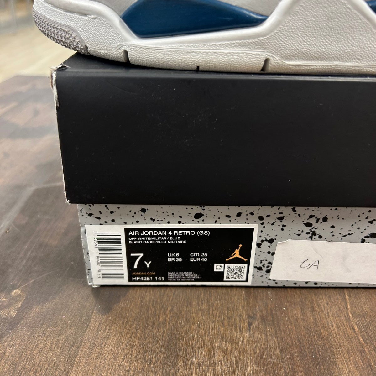 Jordan 4 Retro Military Blue (2024) (GS) - Image 6