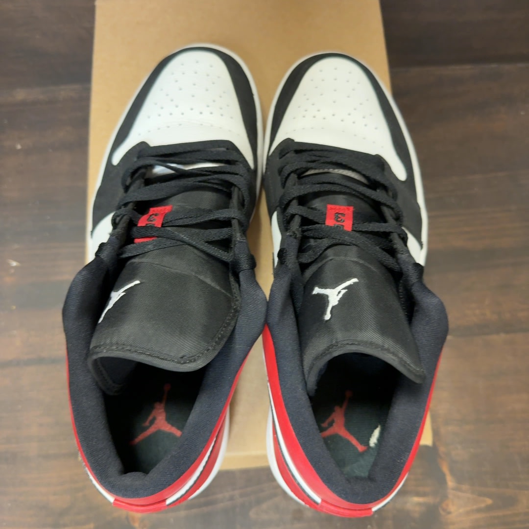 Jordan 1 Low Black Toe (2019) Size 11 (Pre-Owned) - Image 5
