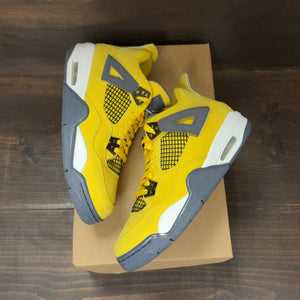 Jordan 4 Retro Lightning (2021) (GS) Size 7Y (Pre-Owned) - Image 2