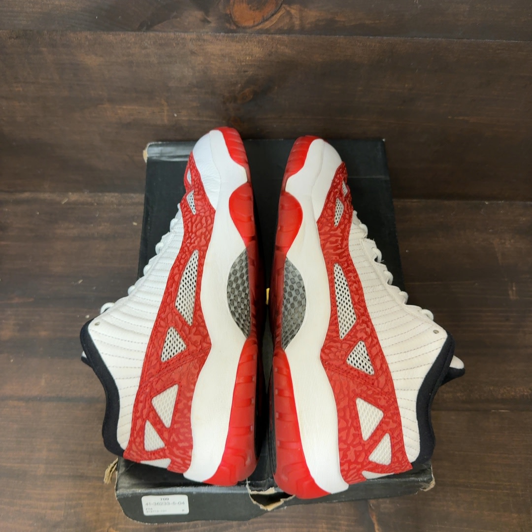 Jordan 11 Retro Low IE White Gym Red - Image 5