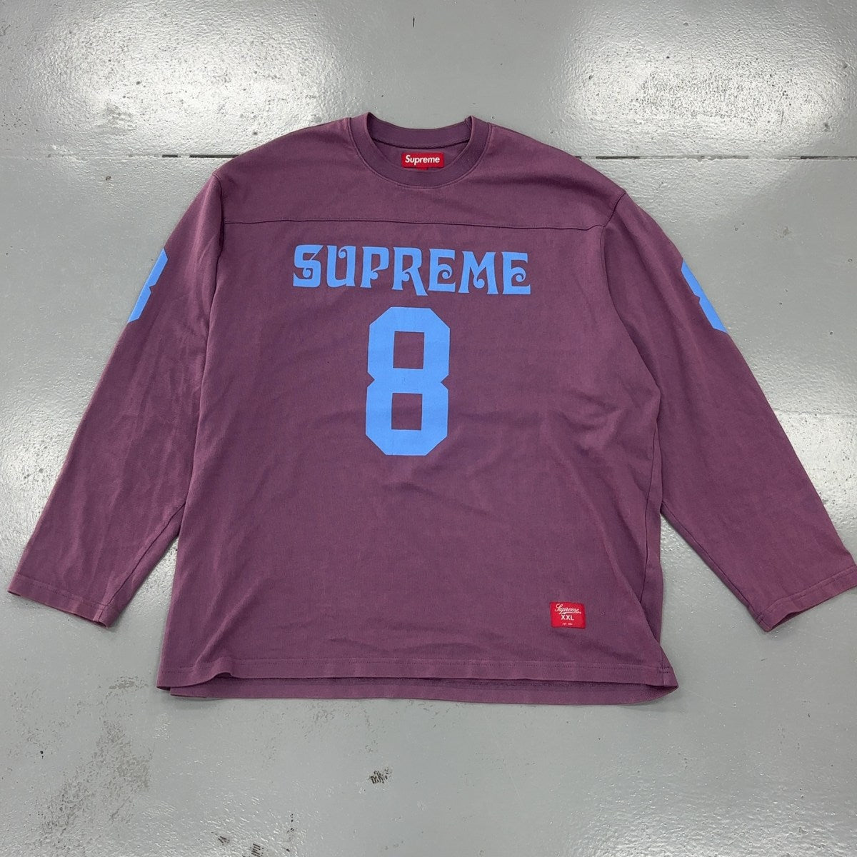 Supreme Affiliated L/S Football Top Dusty Purple Size XXL (Pre-Owned) - Image 1