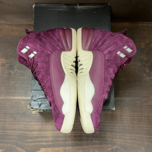 Jordan 12 Retro Bordeaux (GS) Size 7Y (Pre-Owned) - aux