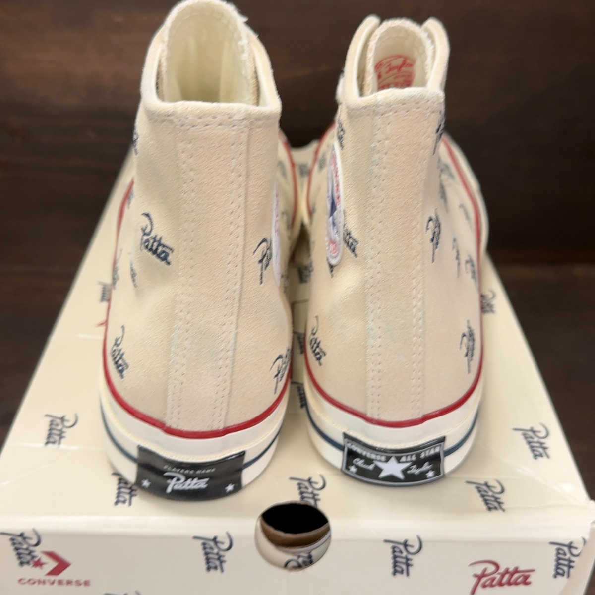 Converse Chuck 70 Hi Patta Mini Logo Pack Natural Ivory Size 9.5 (Pre-Owned) - Image 5
