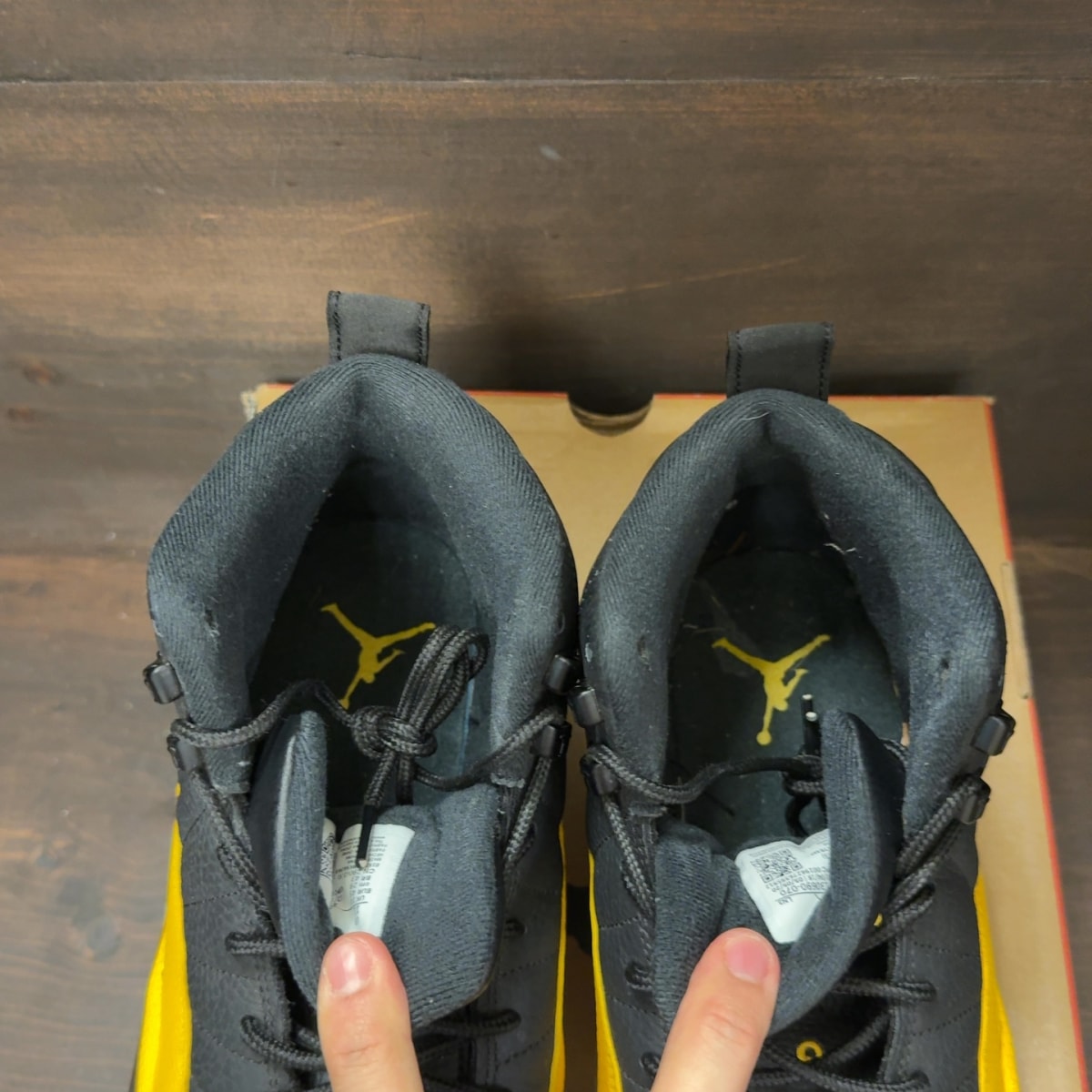 Jordan 12 Retro Black University Gold - Image 4