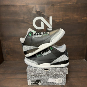 Jordan 3 Retro Green Glow Size 10.5 (Pre-Owned)