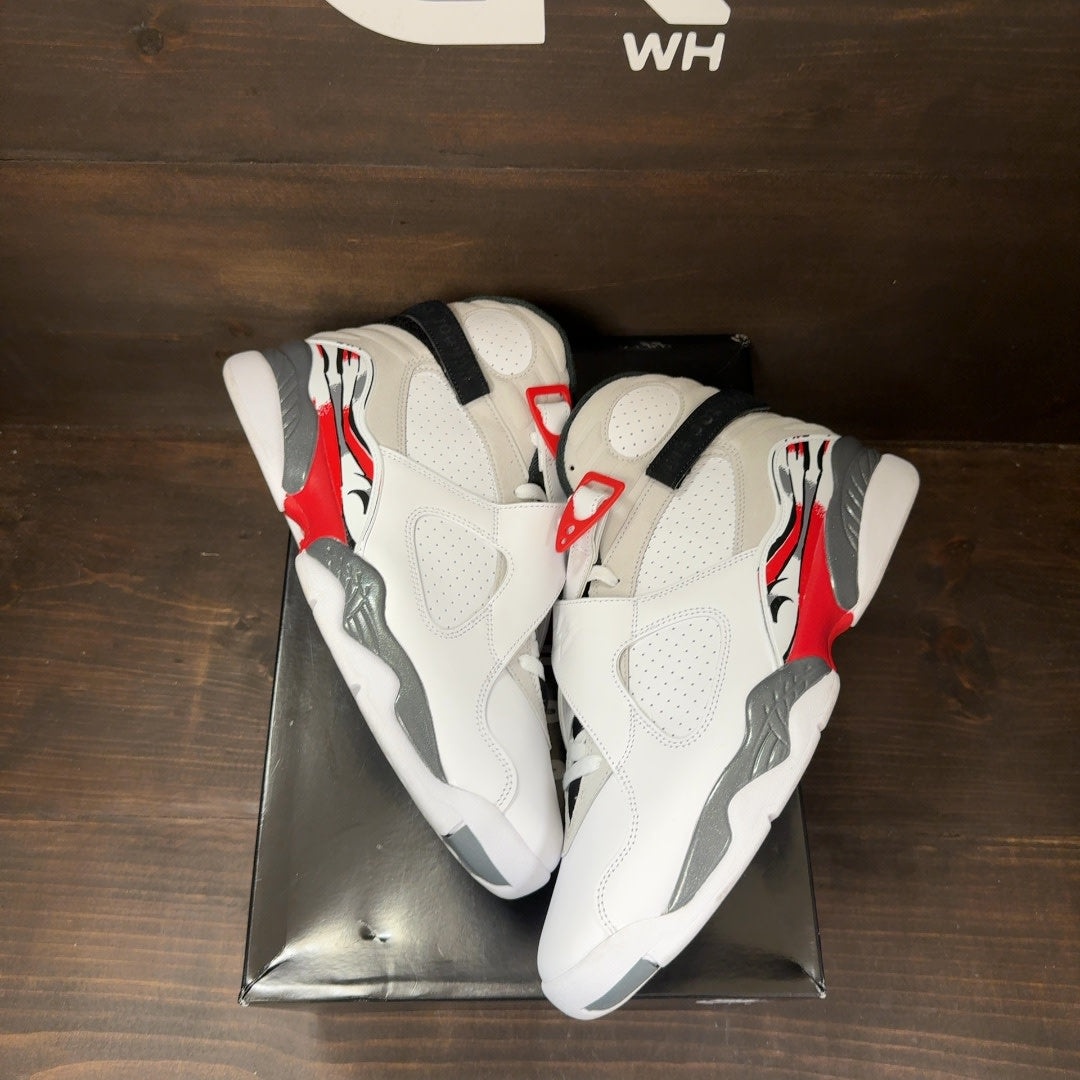 Jordan 8 Retro White True Red (2025) - Image 2