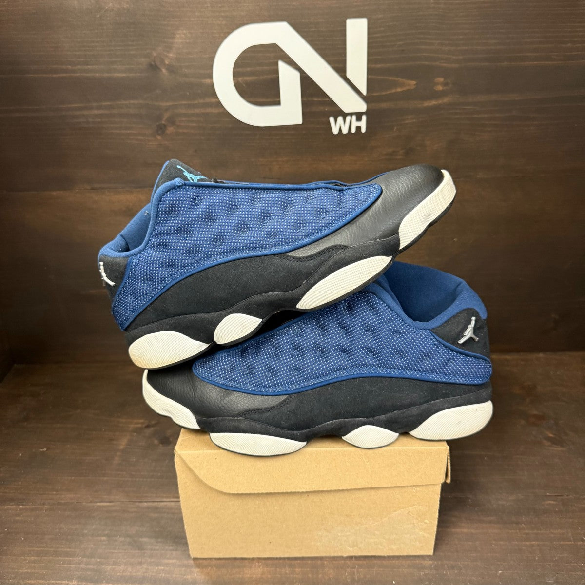 Jordan 13 Retro Low Brave Blue Size 11 (Pre-Owned) - Image 1