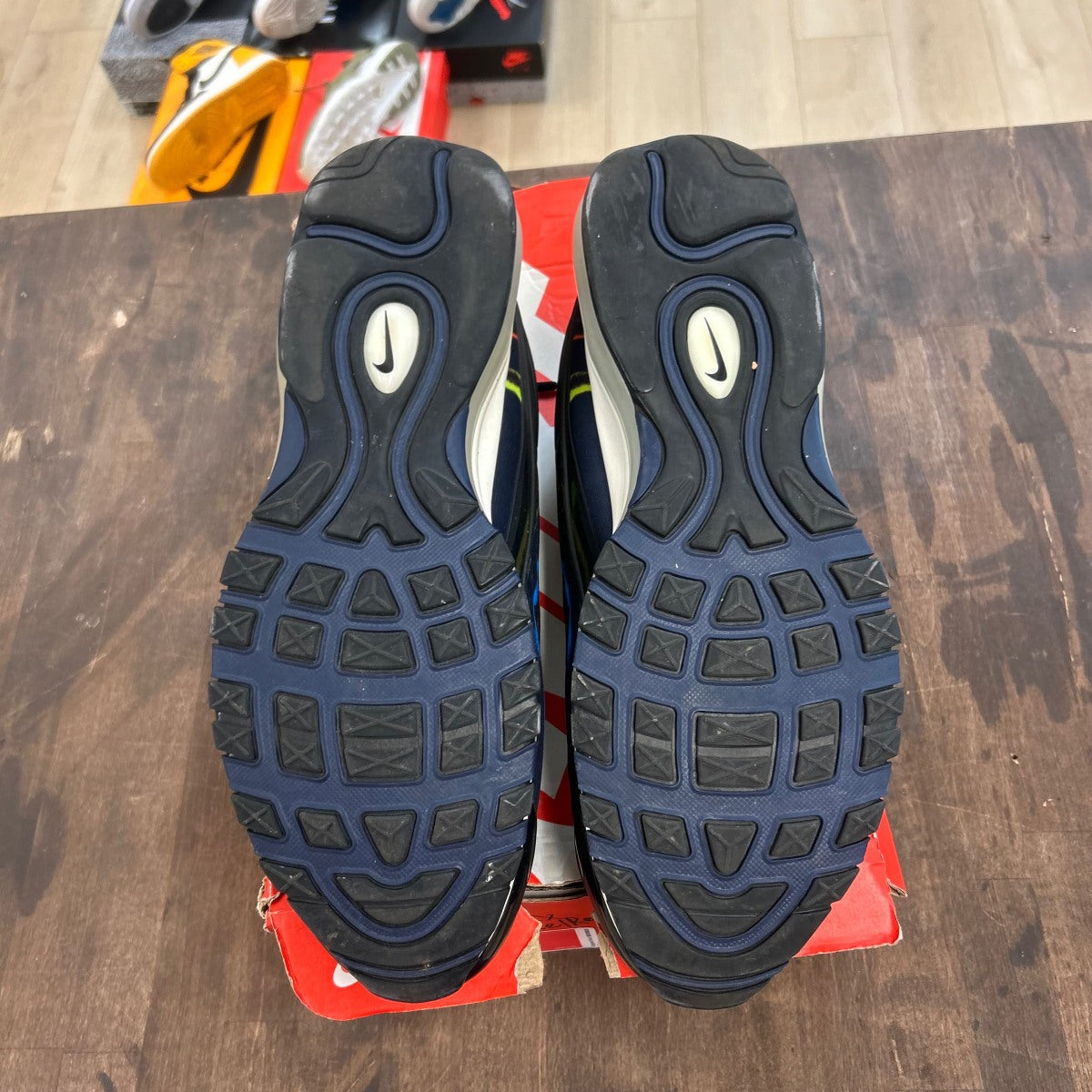 Nike Air Max Deluxe Black Midnight Navy Size 14 (Pre-Owned) - Image 5