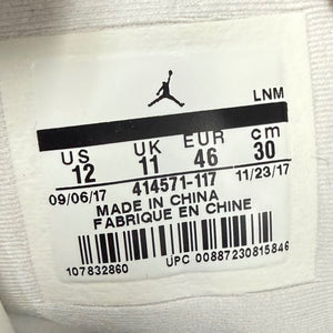 Jordan 13 Retro White Hyper Royal Black Size 12 (Pre-Owned) - aux
