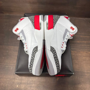Jordan 3 Retro Fire Red (2022) Size 10.5 (Pre-Owned)