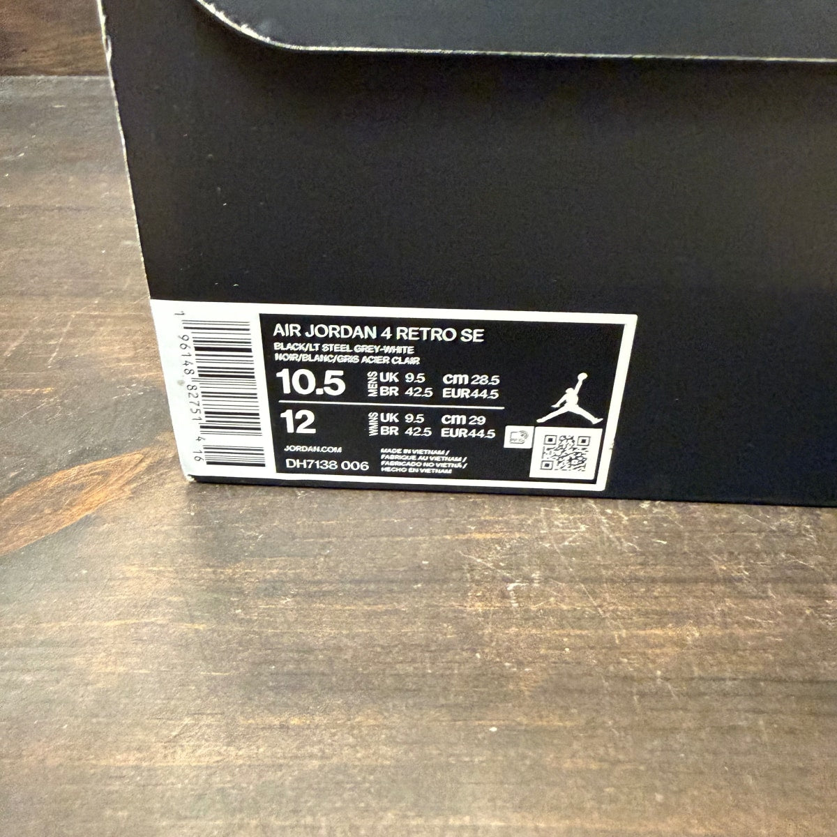 Jordan 4 Retro SE Black Canvas - Image 7