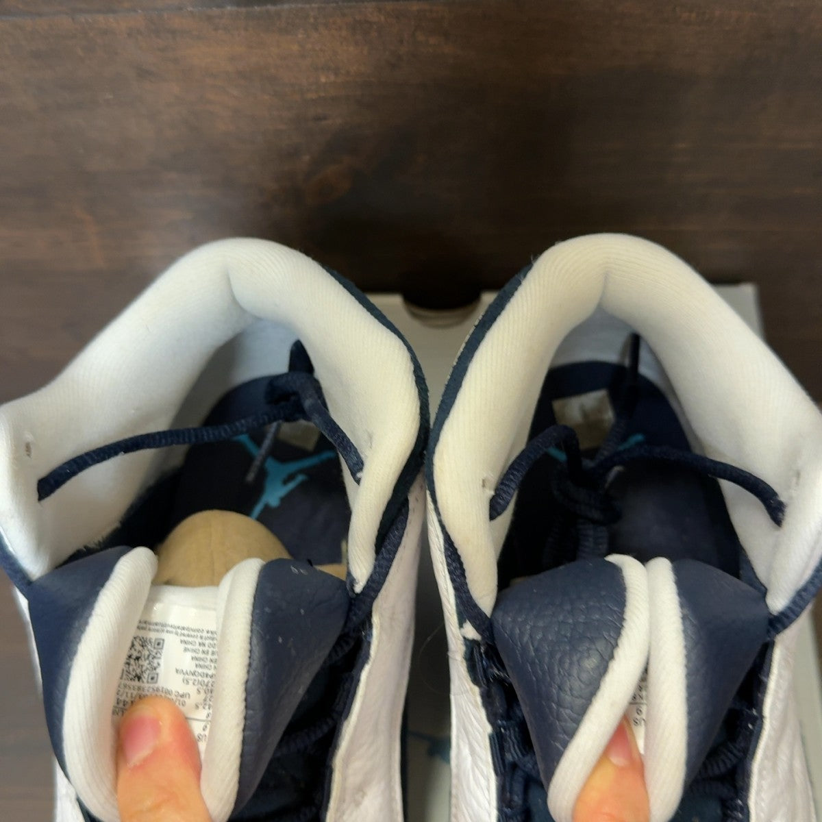 Jordan 13 Retro Obsidian Powder Blue White - Image 4