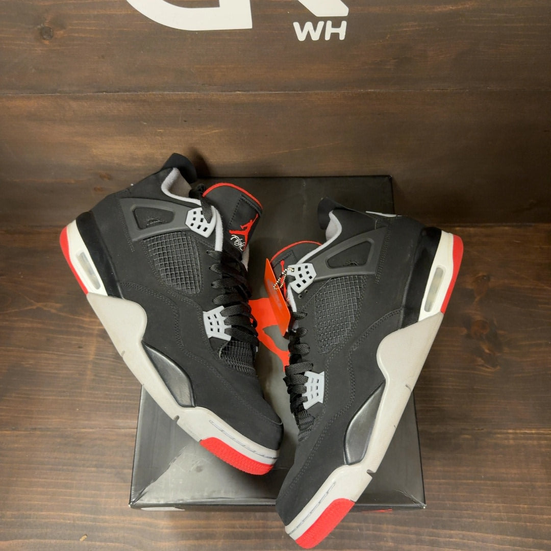Jordan 4 Retro Bred (2019) Size 13 (Pre-Owned)