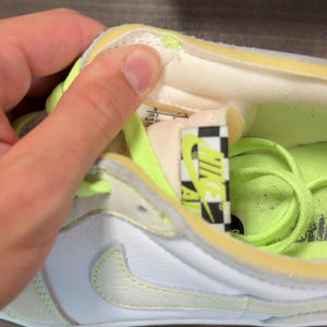 Jordan 1 Retro Low White Ghost Green Black Size 8 (Pre-Owned) - aux
