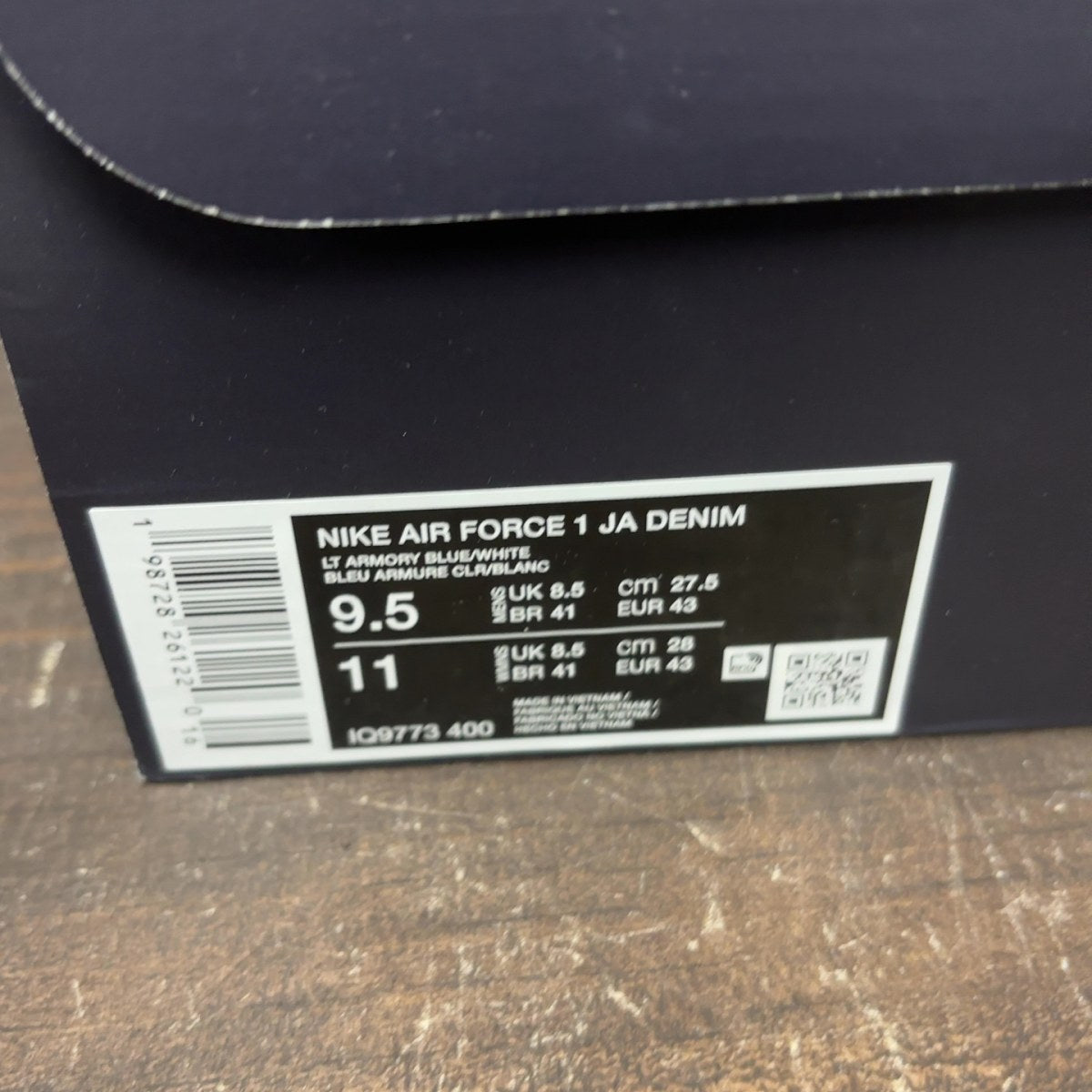 Nike Air Force 1 Low Ja Morant Denim Light Armory Blue - Image 7