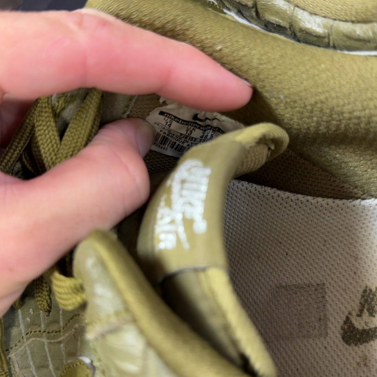 Nike Air Force 1 Low Militia Green Size 14 (Pre-Owned) - Image 7