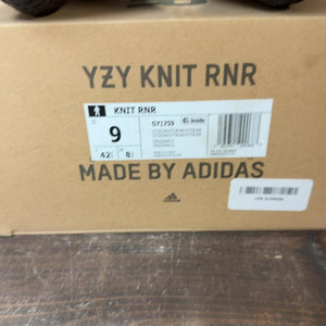 adidas Yeezy Knit RNR Stone Carbon Size 9 (Pre-Owned)