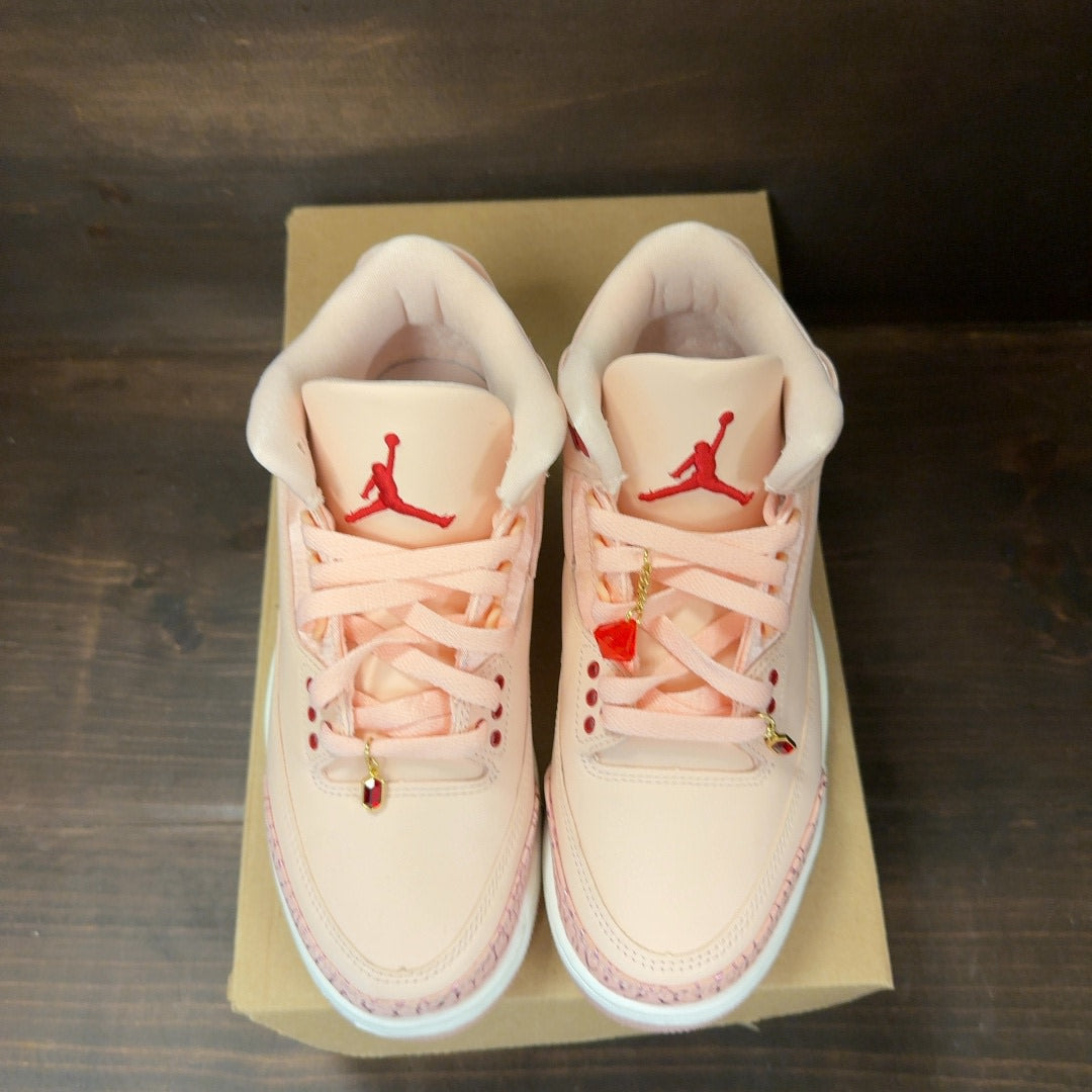 Jordan 3 Retro Valentine's Day Treat Yourself (2025) (Women's) Size 7W (Pre-Owned) - Image 3