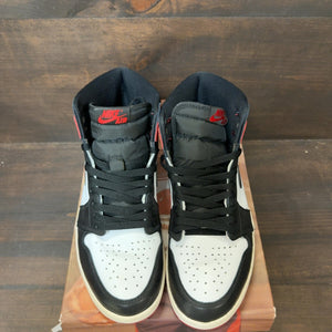 Jordan 1 Retro High OG Black Toe Reimagined Size 8.5 (Pre-Owned)