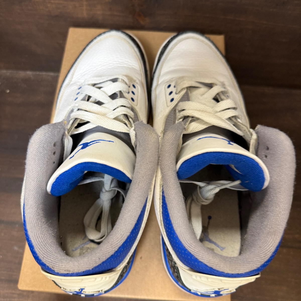 Jordan 3 Retro Racer Blue Size 11.5 (Pre-Owned) - Image 4