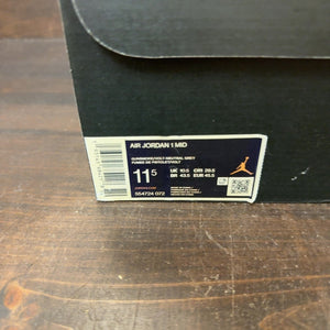 Jordan 1 Mid Gunsmoke Volt - Image 8