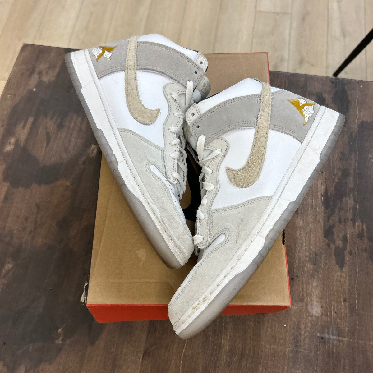 Nike Dunk High Premium San Francisco Chinatown Gold Mountain Size 12 (Pre-Owned) - Image 1