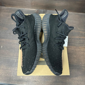 adidas Yeezy Boost 350 V2 Core Black Copper Size 9 (Pre-Owned) - tag