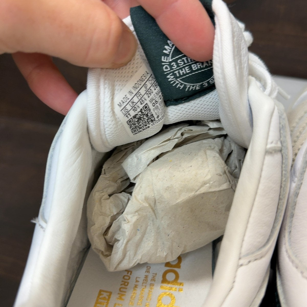 adidas Forum Low Kith Classics White Green Size 11 - Image 7