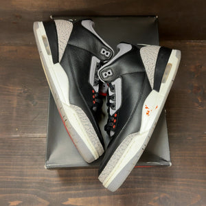Jordan 3 Retro OG Black Cement (2024) Size 12 (Pre-Owned) - back