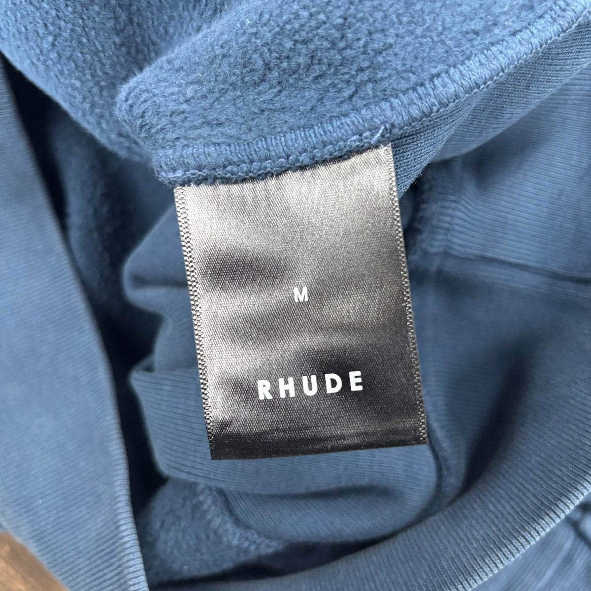 Rhude Classique Quarter Zip 'Navy' - Image 4