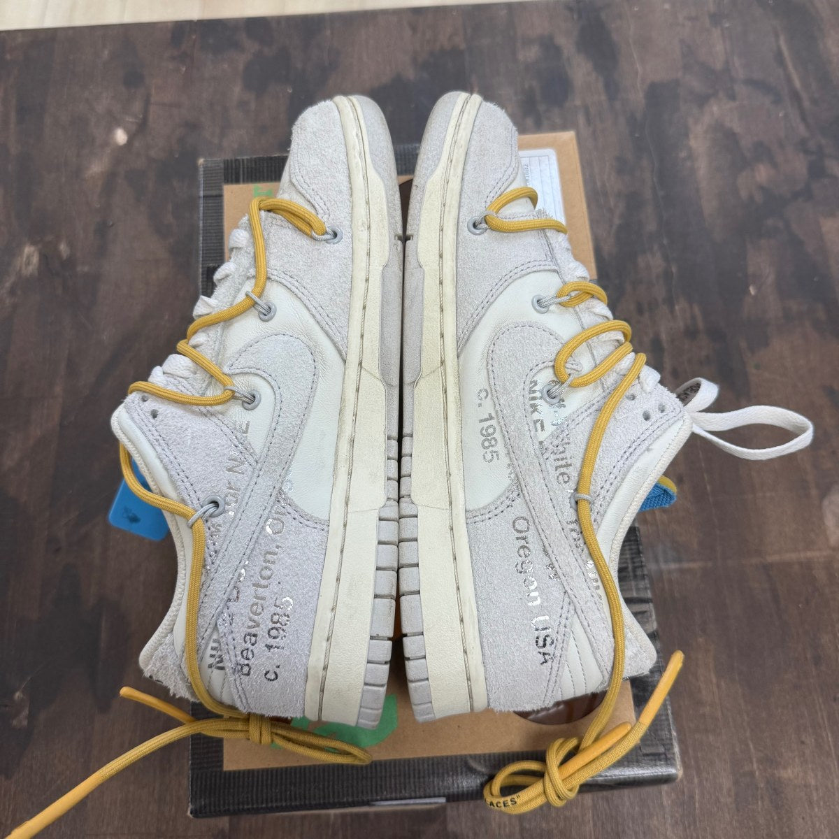 Nike Dunk Low Off-White Lot 34 - Image 3
