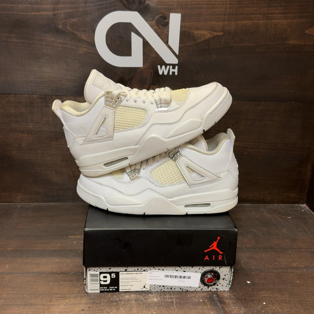 Jordan 4 Retro Pure Money (2017) - Image 1