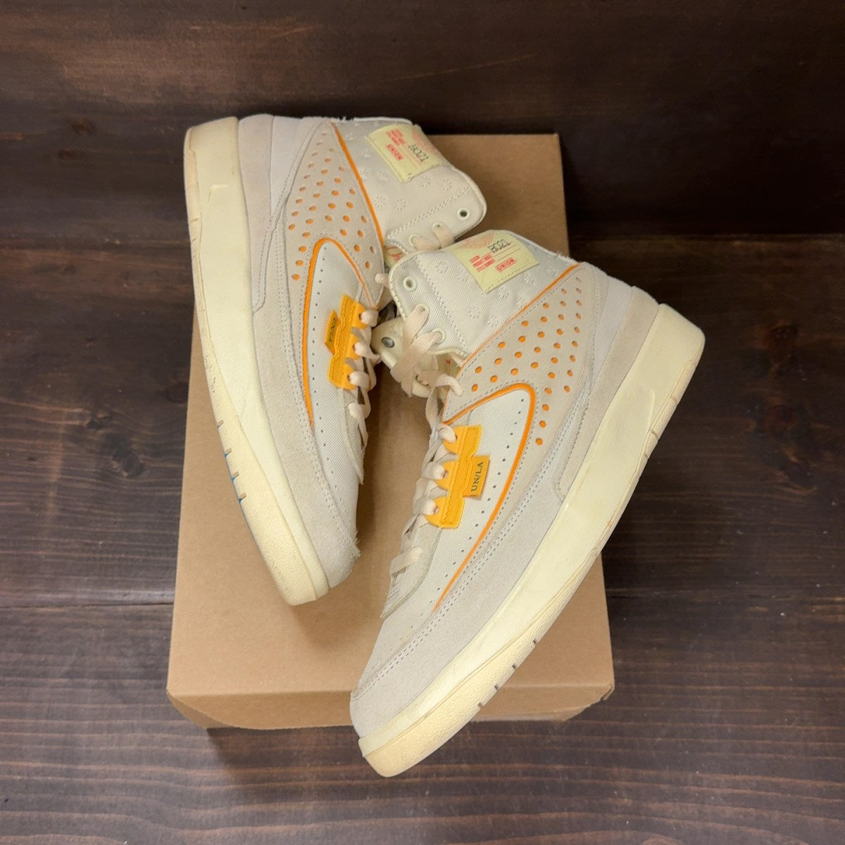 Jordan 2 Retro SP Union Rattan Size 8.5 (Pre-Owned) - Image 2
