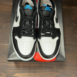 Jordan 1 Retro Low OG Black Dark Powder Blue - Image 3