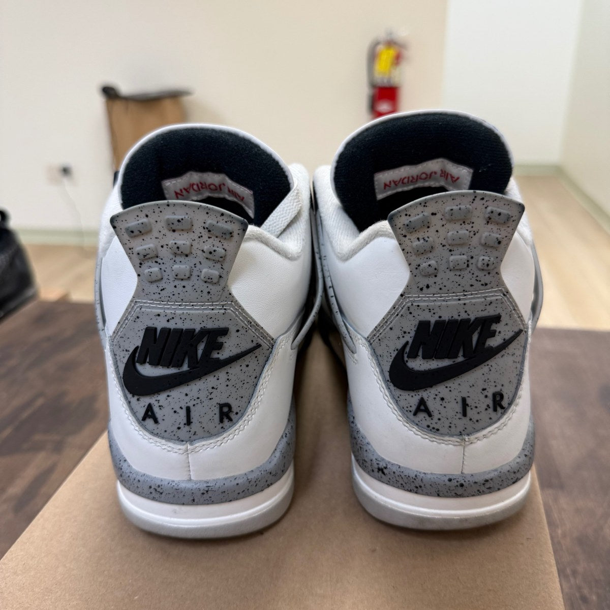 Jordan 4 Retro White Cement (2025) Size 9.5 (Pre-Owned) - Image 3