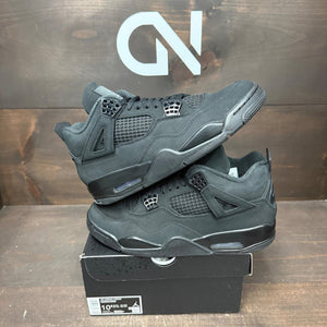 Jordan 4 Retro Black Cat (2025) Size 10.5 (Pre-Owned) - front